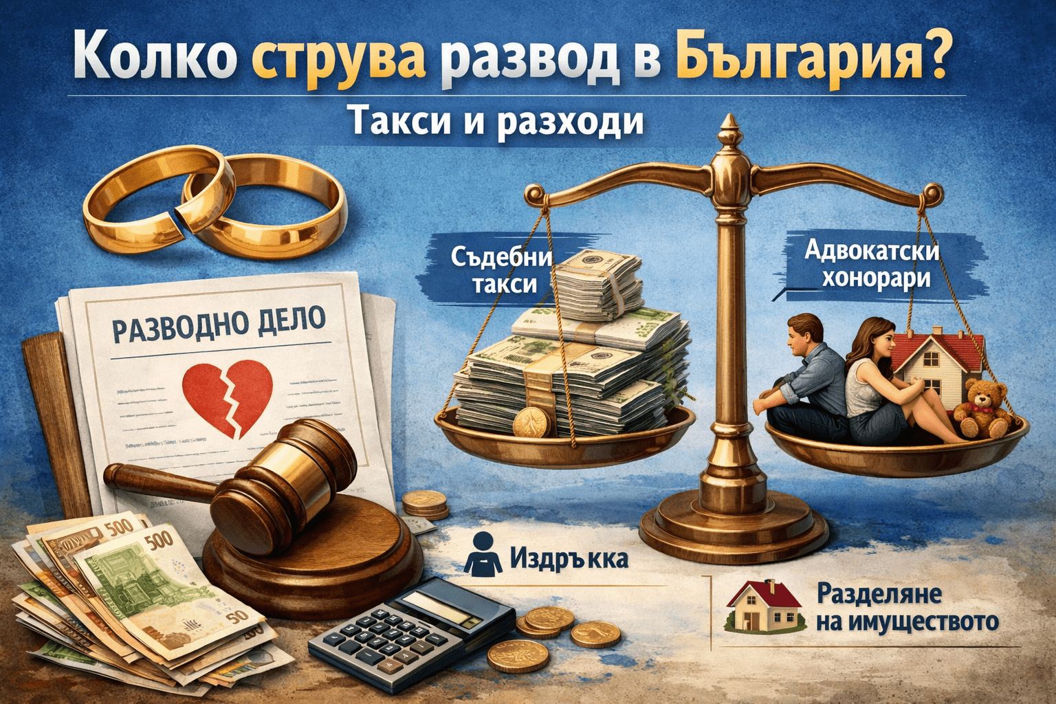 Колко струва развод в България – такси и разходи